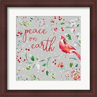 Framed 'Holiday Wings VI' border=