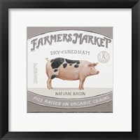 Framed 'Vintage Farm III' border=