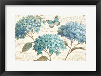 Framed Blue Garden I