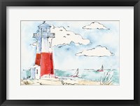 Coastal Life VII Framed Print