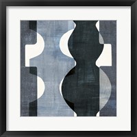 Framed 'Geometric Deco II BW' border=