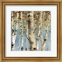 Framed 'White Forest III' border=