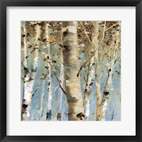 White Forest III Framed Print