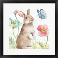 Framed 'Spring Softies Bunnies II' border=