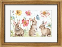 Framed Spring Softies Bunnies I