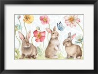 Framed Spring Softies Bunnies I