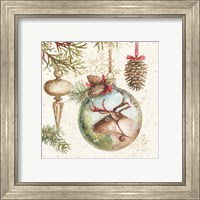 Framed 'Woodland Holiday III' border=