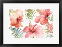 Tropical Blush I Framed Print