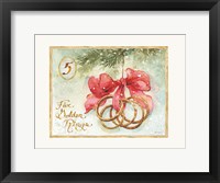 12 Days of Christmas V Framed Print