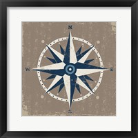 Framed Nautical Compass