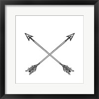 A Great Journey III Line Art Framed Print