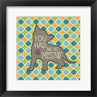 Cat Sayin II Framed Print