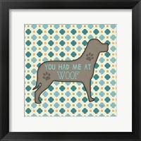 Doggy Sayin III Framed Print