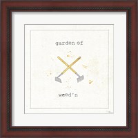 Framed 'Garden Notes VIII' border=