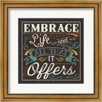 Framed 'Life is I Color' border=