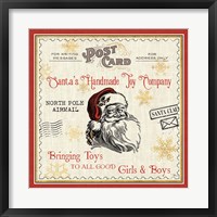 North Pole Express I Framed Print