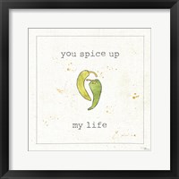 Spice Notes II Framed Print