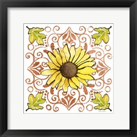 October Garden V Framed Print