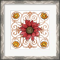 Framed 'October Garden VIII' border=