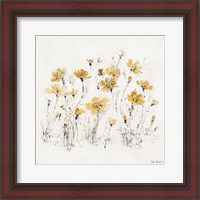 Framed 'Wildflowers III Yellow' border=