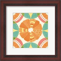 Framed 'Citrus Splash X' border=