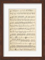 Framed Musical Notes I