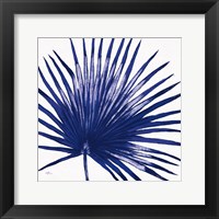 Welcome to Paradise XVI Indigo Framed Print