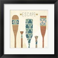 Outdoor Geo VI Framed Print