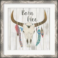 Framed 'Bohemian Rising I no Border Born Free' border=