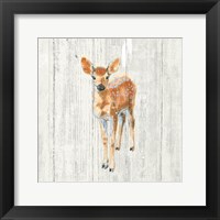 Into the Woods III no Border on Barn Board Framed Print