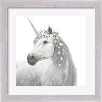 Framed 'Spirit Unicorn II Square' border=