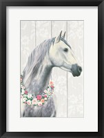 Spirit Stallion I on wood Framed Print