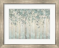 Framed Dream Forest I Silver Leaves