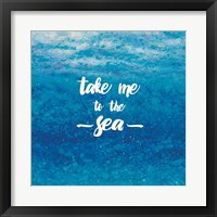 Framed 'Underwater Quotes I' border=