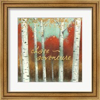 Framed 'Fall Promenade II' border=