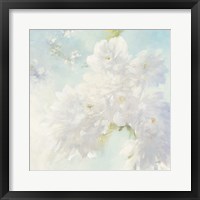 Framed 'Pear Blossoms' border=