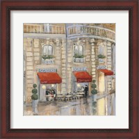 Framed 'Touring Paris Couple II' border=