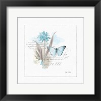 Sunny Day III Aqua Framed Print