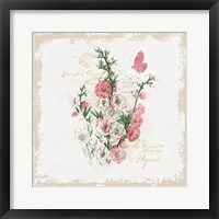 French Romance III Framed Print