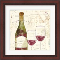 Framed 'Chateau Winery II' border=