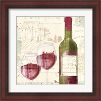 Framed 'Chateau Winery III' border=