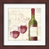 Framed 'Chateau Winery III' border=