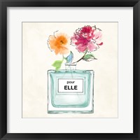 Framed 'Pour Elle II' border=