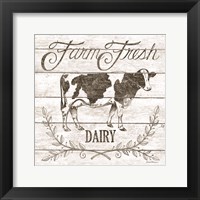Farm Fresh Dairy Framed Print