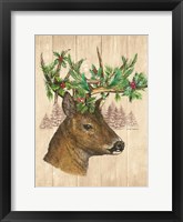 Holiday Deer Framed Print