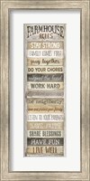 Framed Farmhouse Rules