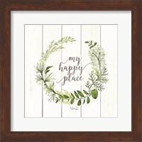 Framed My Happy Place Wreath