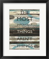 Blue Zephyr Quote II v2 Framed Print