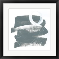 Gray and White IX Framed Print