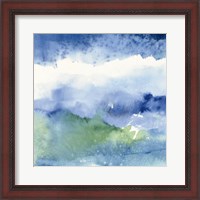 Framed 'Midnight at the Lake III' border=